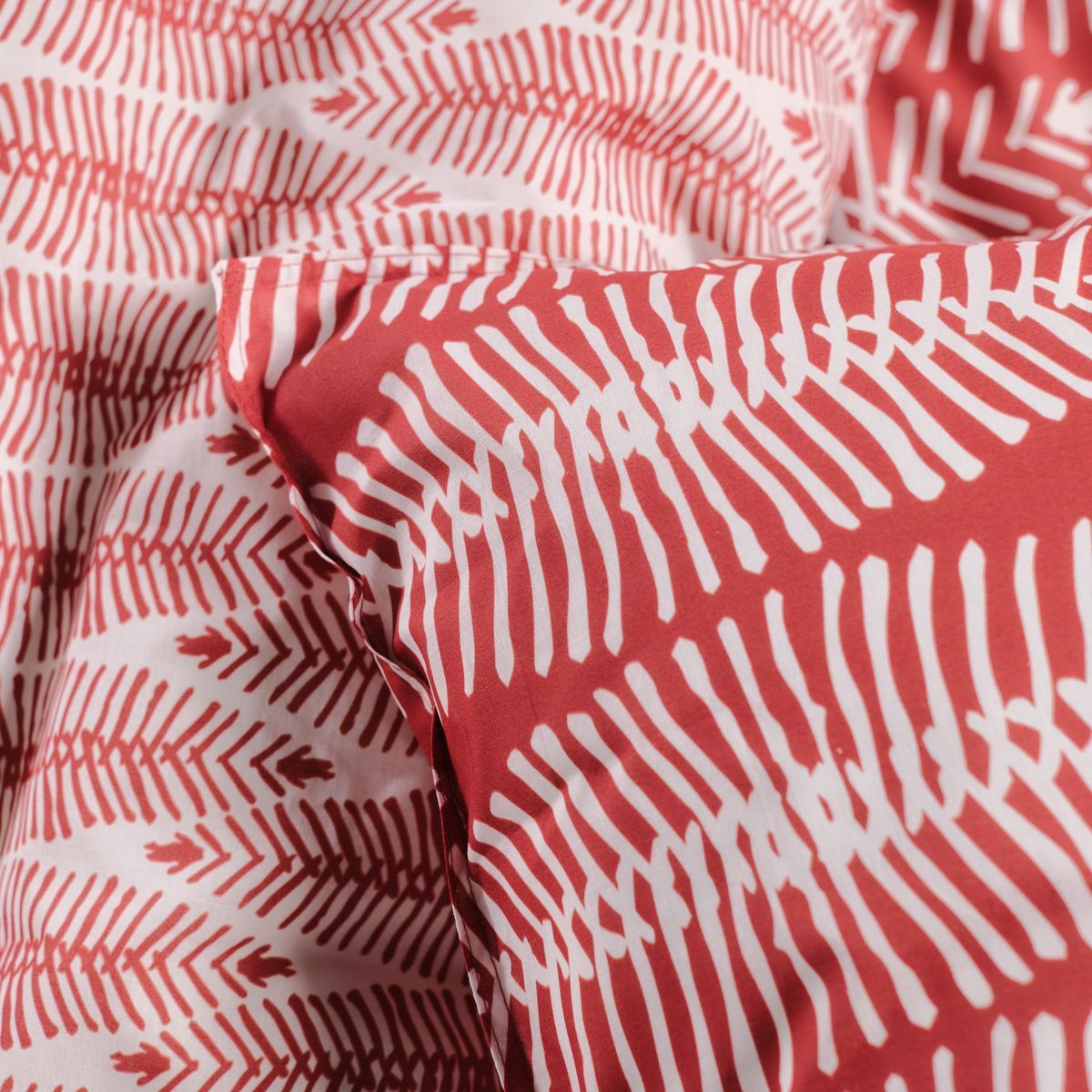 Sunshine - Parure De Lit Motif 13.25 - Rouge