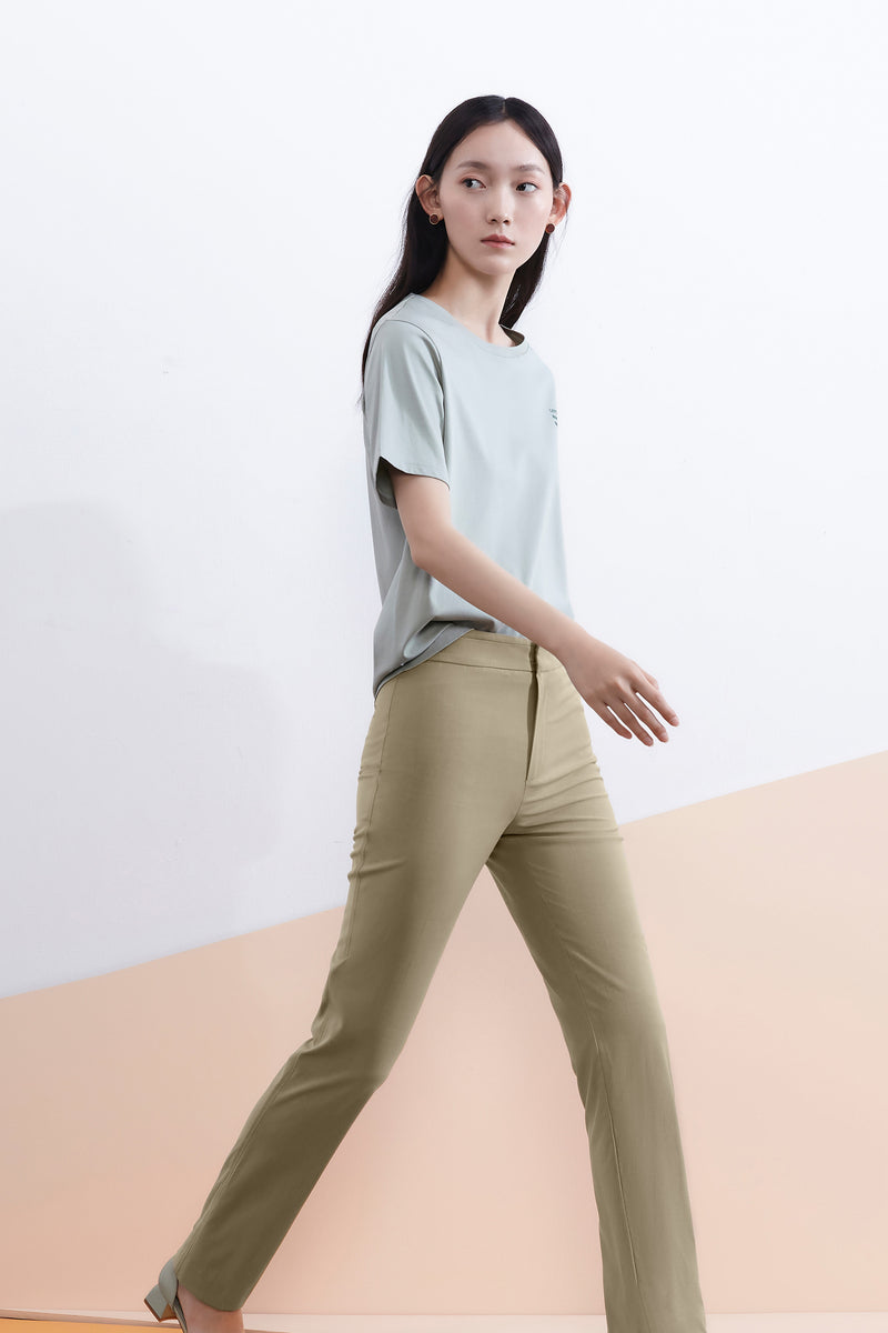 Lily - Pantalon - Vert Mousse