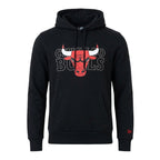 Sweat À Capuche New Era Nba Graphic Overlap Chicago Bulls