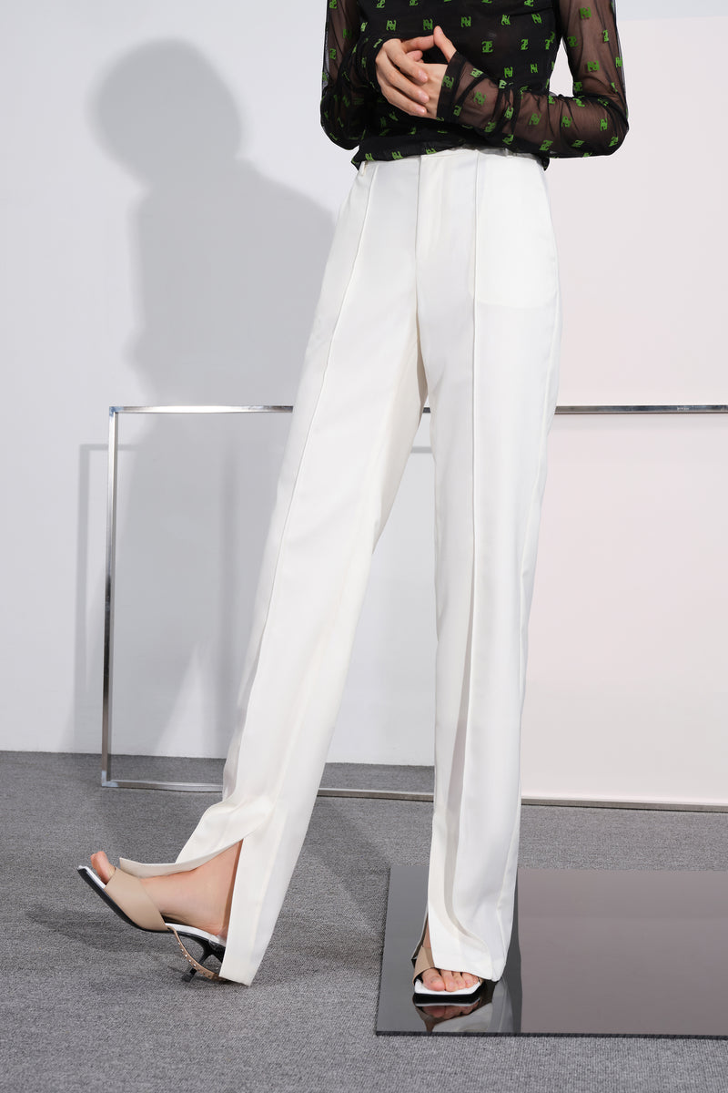 Lily - Pantalon - Blanc