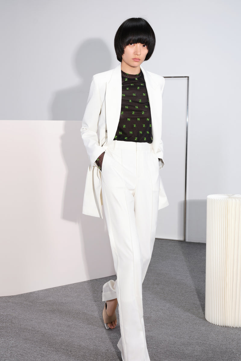 Lily - Pantalon - Blanc