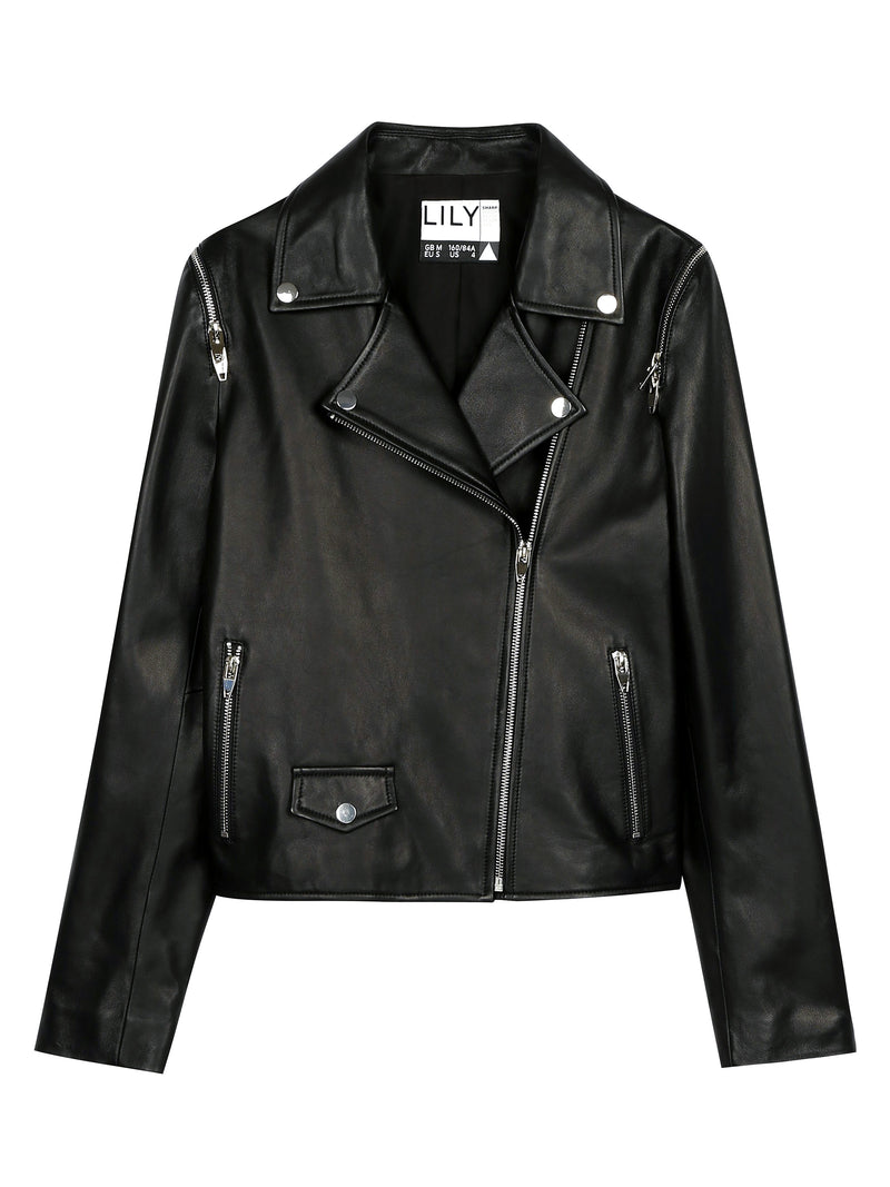 Lily - Manteau De Fourrure - Noir