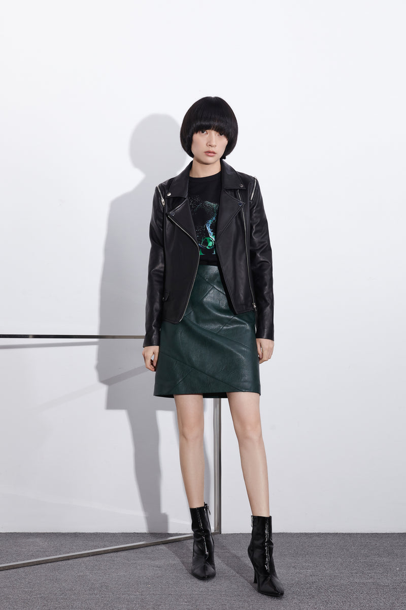 Lily - Manteau De Fourrure - Noir