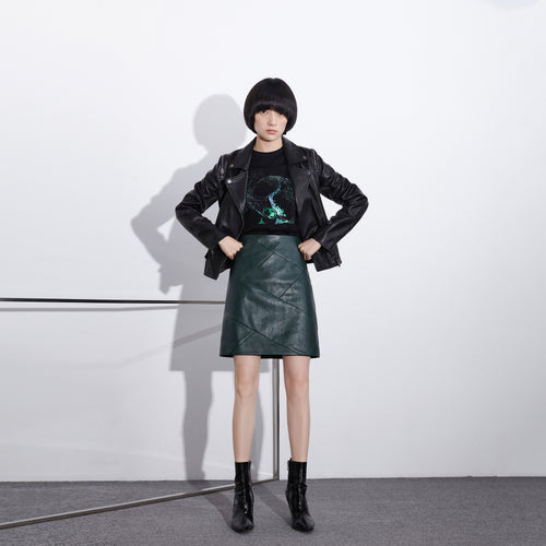 Lily - Manteau De Fourrure - Noir