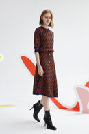 Lily - Jupe - Orange Fluo