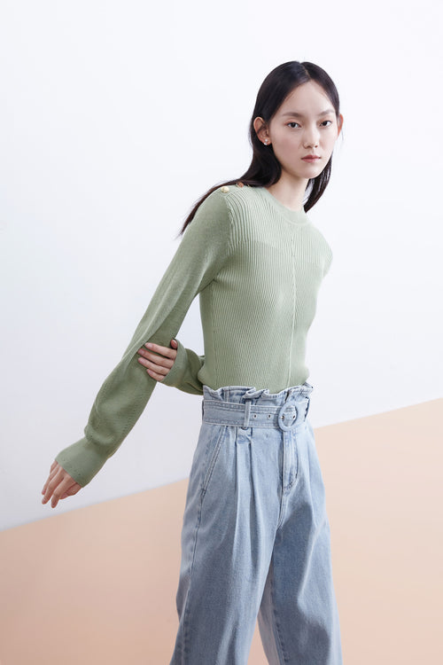 Lily - Tricots - Vert Mousse