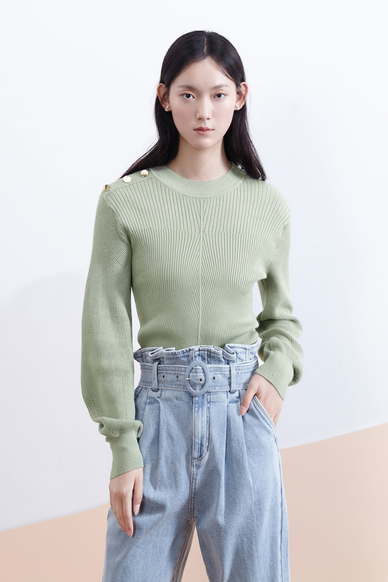 Lily - Tricots - Vert Mousse