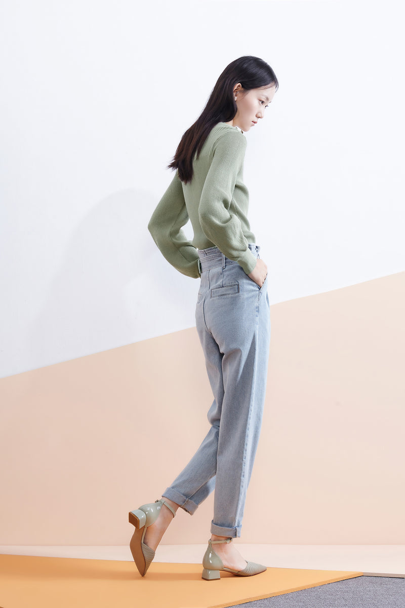 Lily - Tricots - Vert Mousse