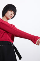 Lily - Tricots - Rouge Prune