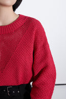 Lily - Tricots - Rouge Prune