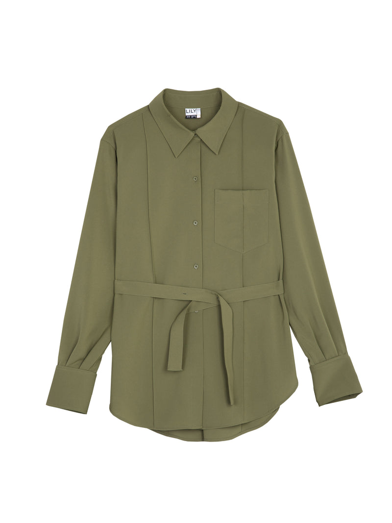 Lily - Chemise - Vert Armée