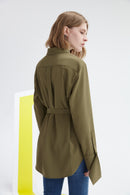 Lily - Chemise - Vert Armée