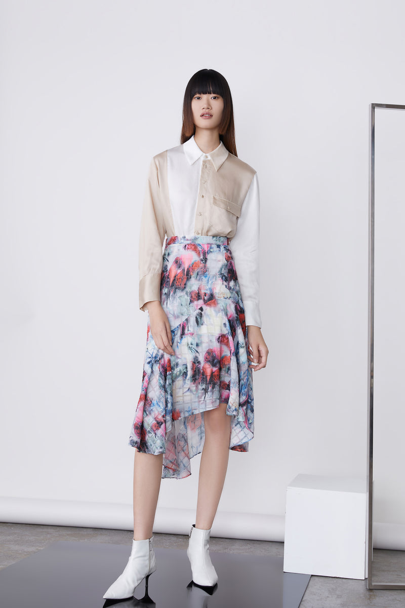 Lily - Jupe - Rouge Prune