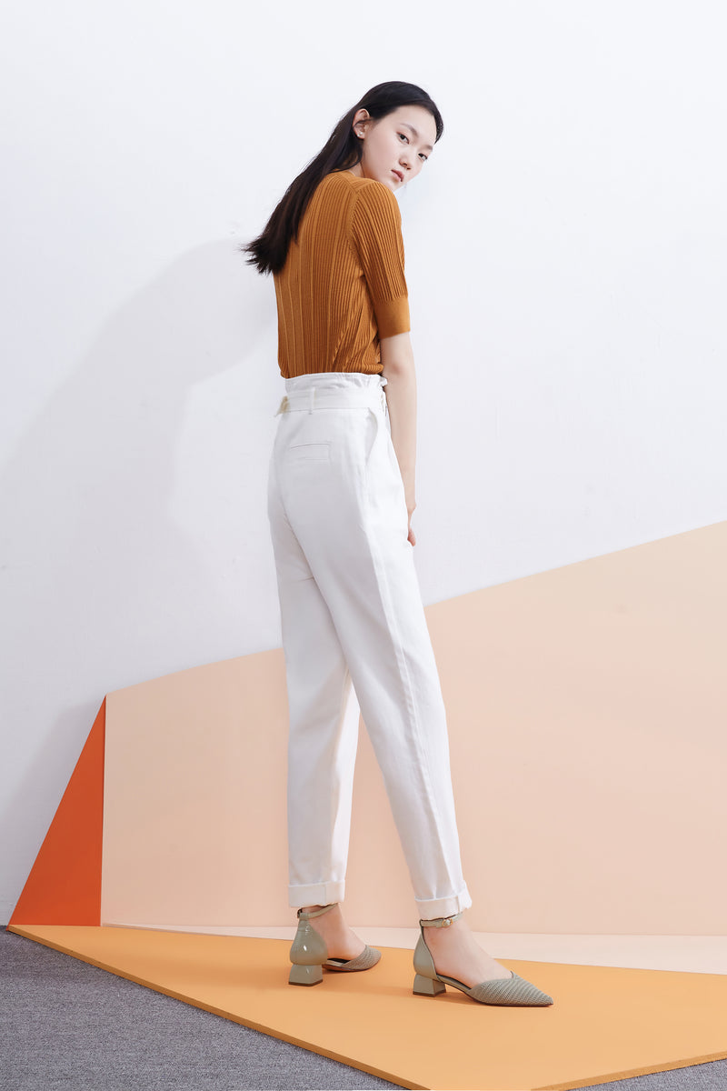 Lily - Pantalon - Blanc