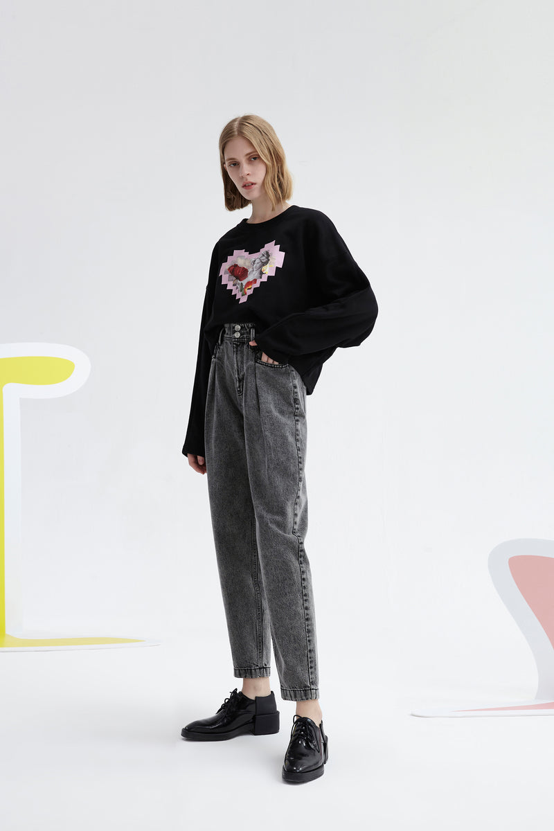 Lily - Pull-Over - Noir