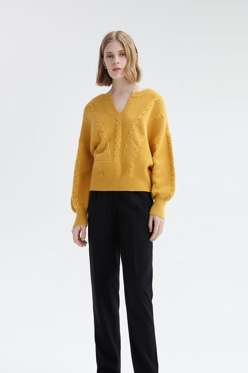 Lily - Tricots - Jaune Moyen