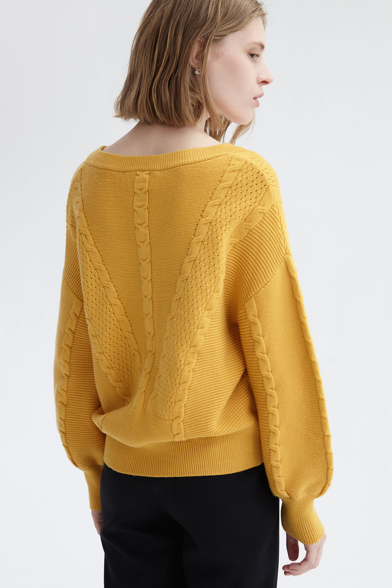 Lily - Tricots - Jaune Moyen