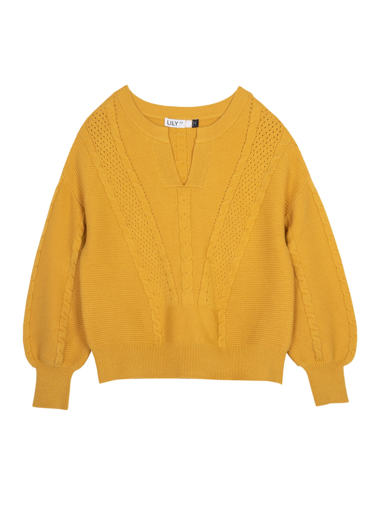 Lily - Tricots - Jaune Moyen