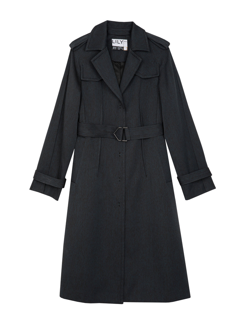 Lily - Manteau - Bleu Violacé