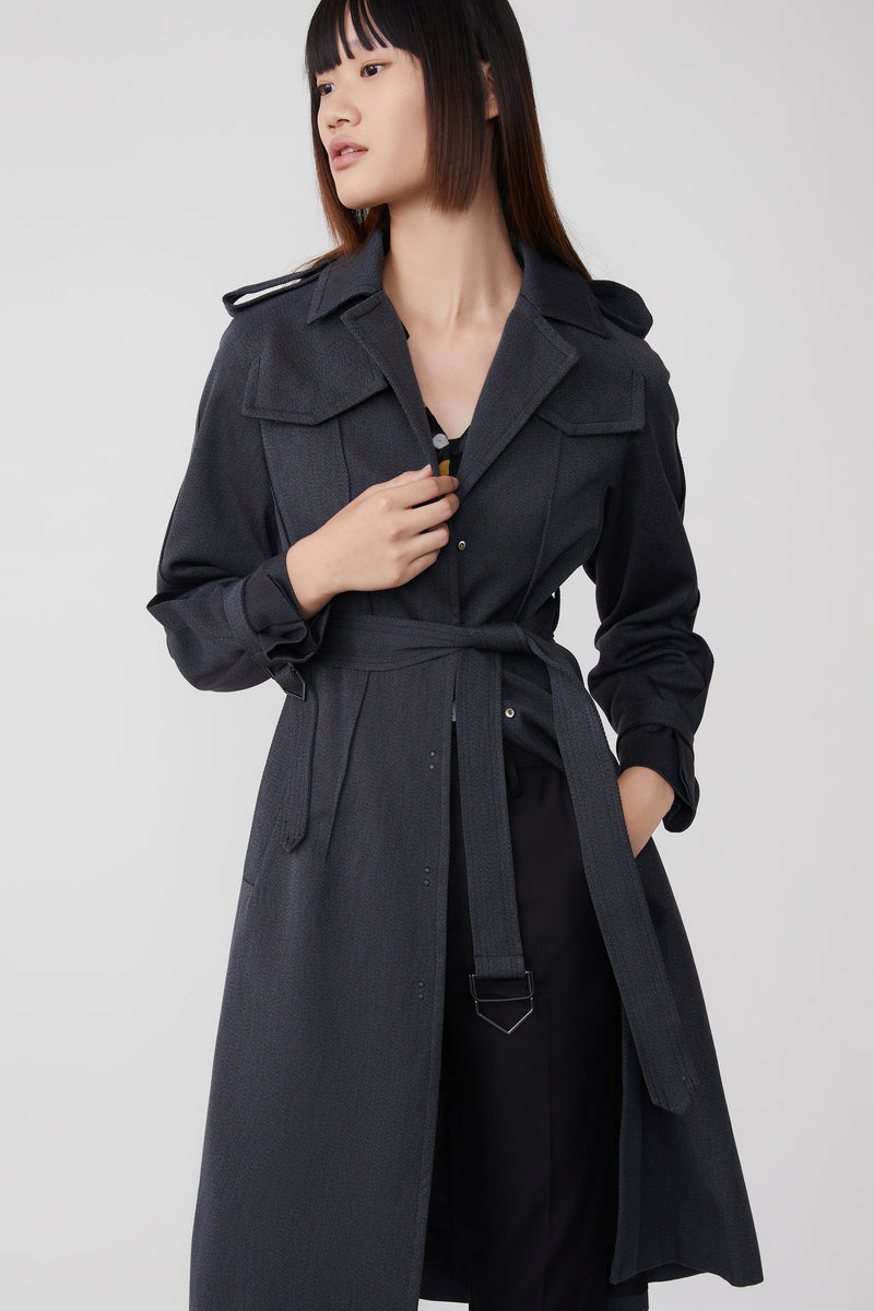 Lily - Manteau - Bleu Violacé