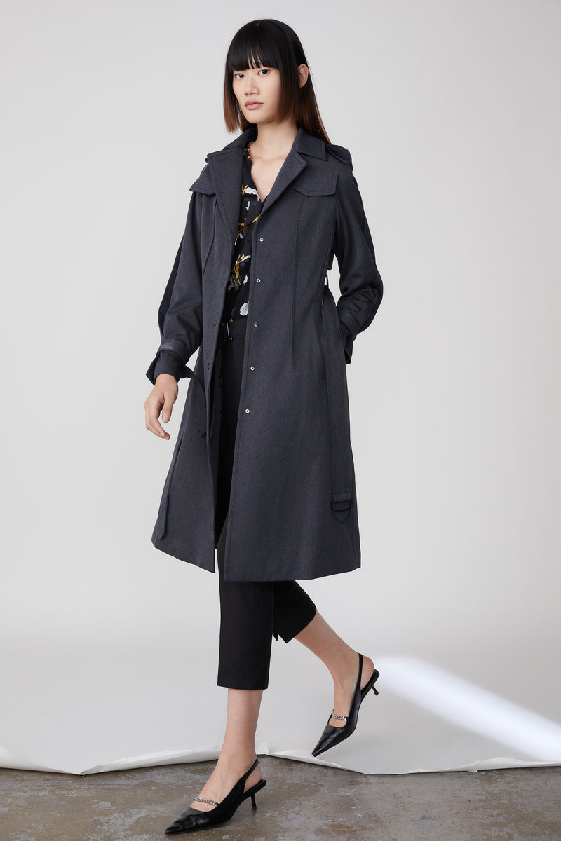 Lily - Manteau - Bleu Violacé