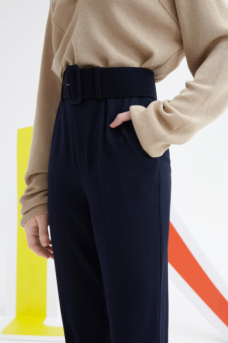 Lily - Pantalon - Bleu Violacé