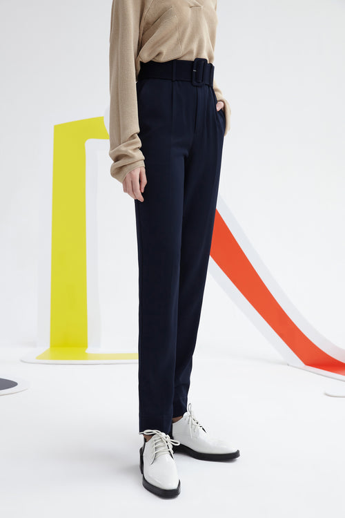 Lily - Pantalon - Bleu Violacé