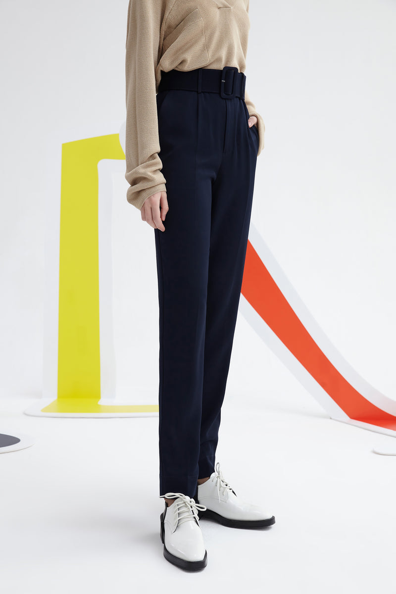 Lily - Pantalon - Bleu Violacé