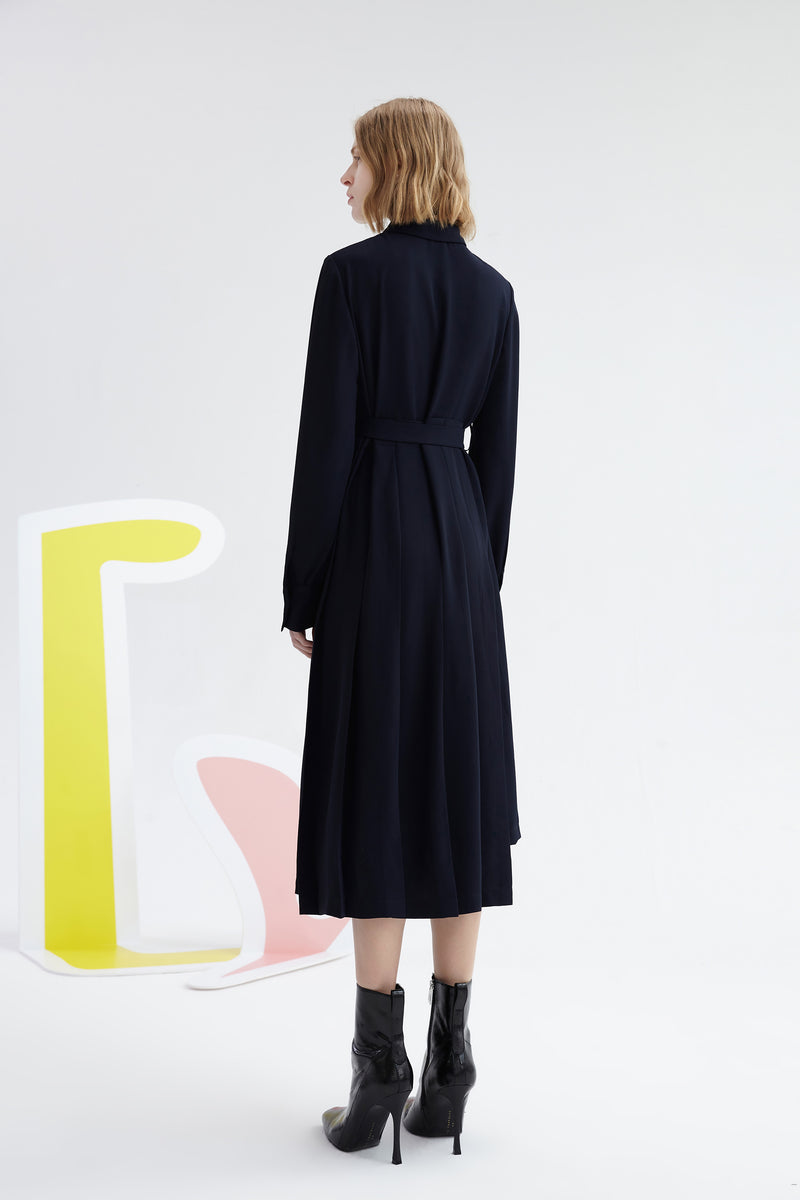 Lily - Robe - Bleu Violacé