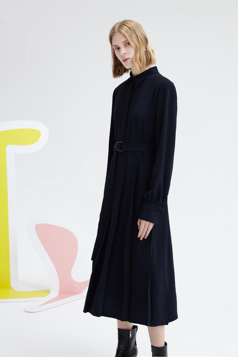 Lily - Robe - Bleu Violacé