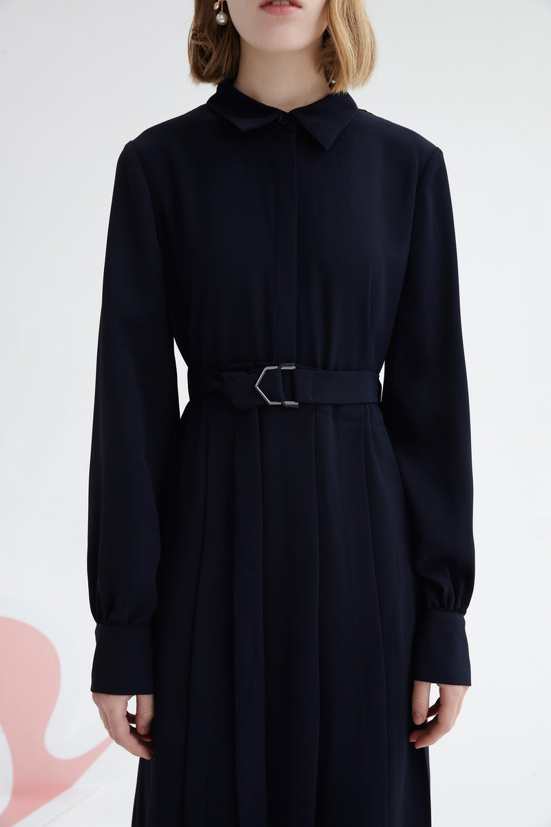 Lily - Robe - Bleu Violacé