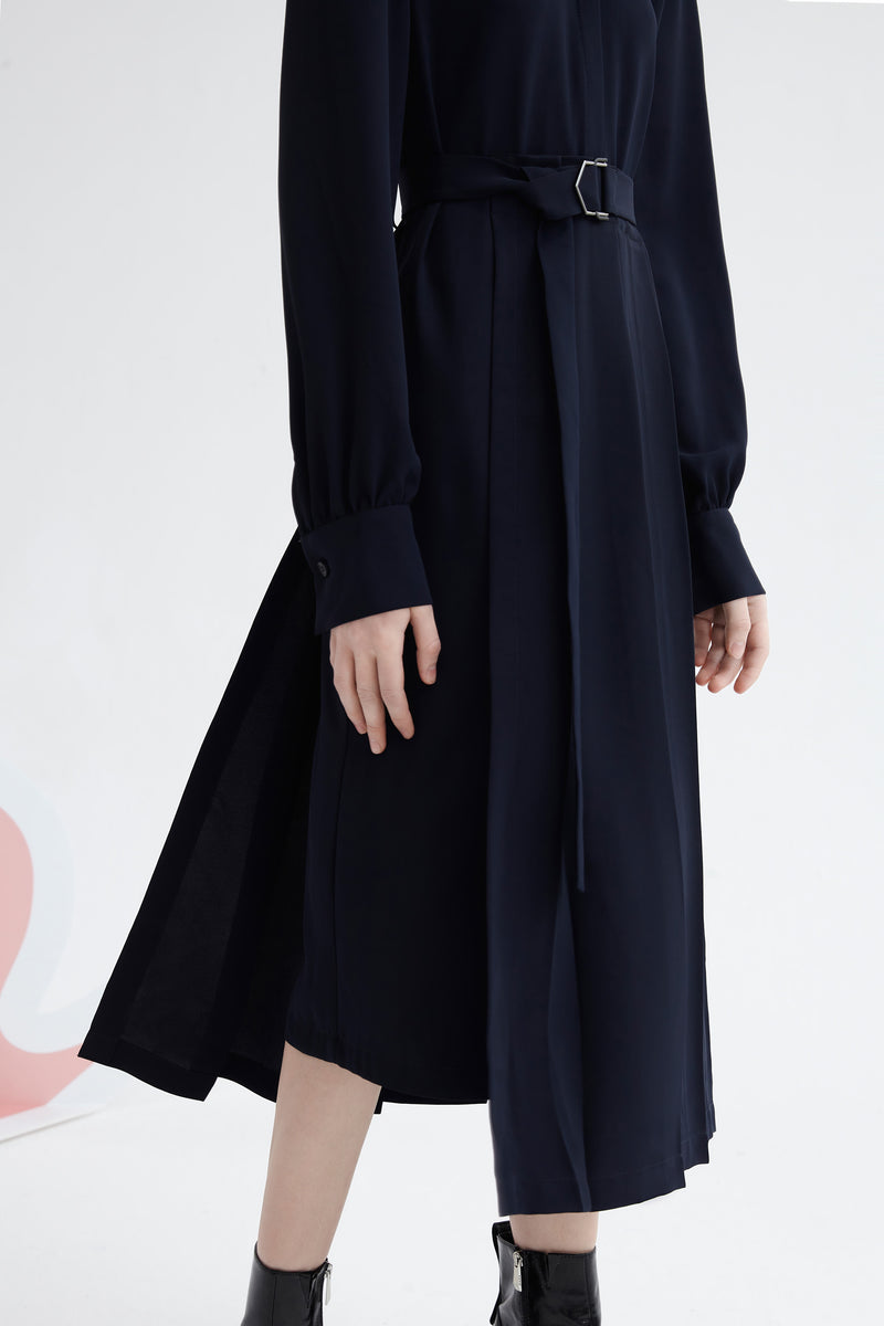 Lily - Robe - Bleu Violacé