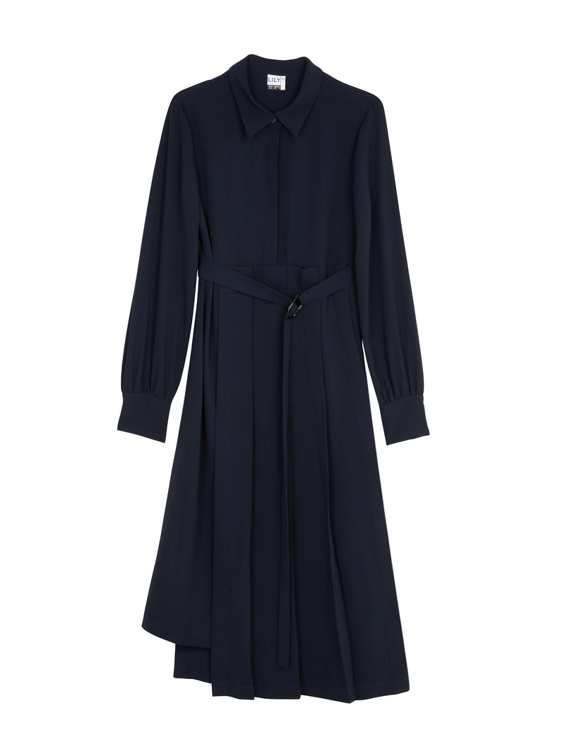 Lily - Robe - Bleu Violacé