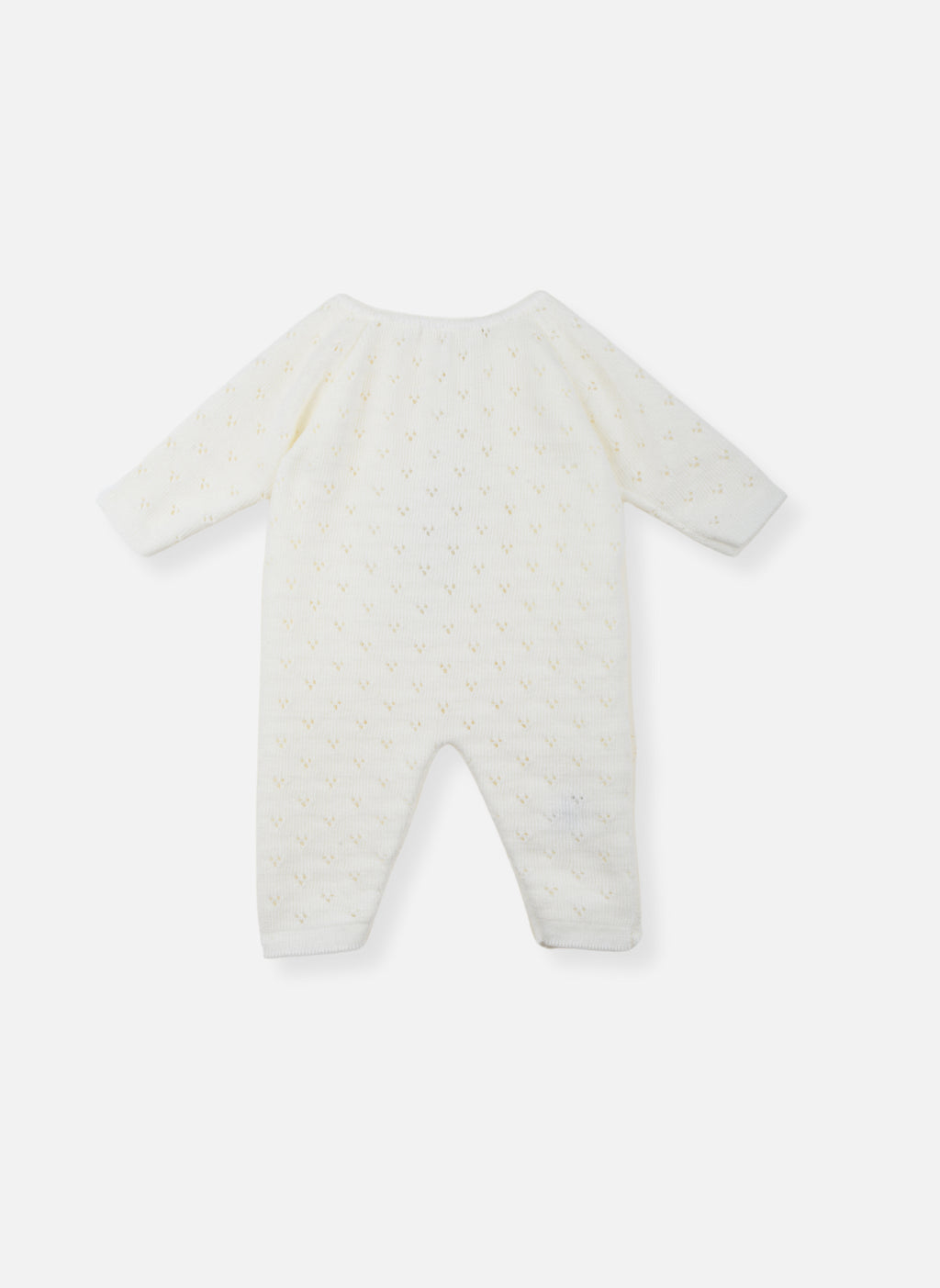 Robes Et Combinaisons Combinaison Bébé Maille Ajourée - Écru