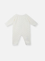 Robes Et Combinaisons Combinaison Bébé Maille Ajourée - Écru