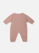 Combinaison Maille Ajourée - Rose Misty