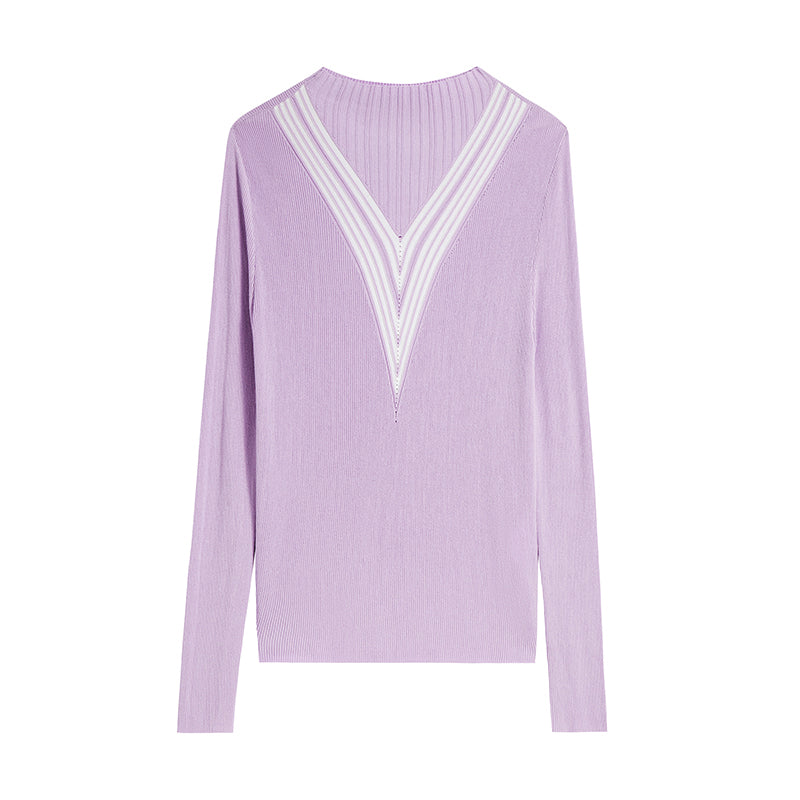 Lily - Tricots - Violet Pâle