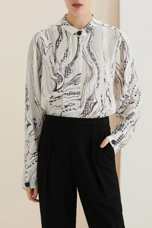 Lily - Chemise - Gris Argenté