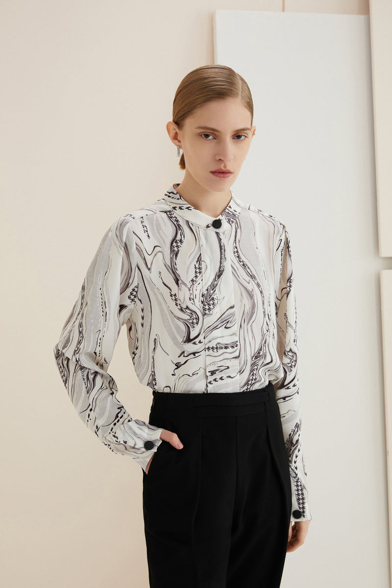 Lily - Chemise - Gris Argenté