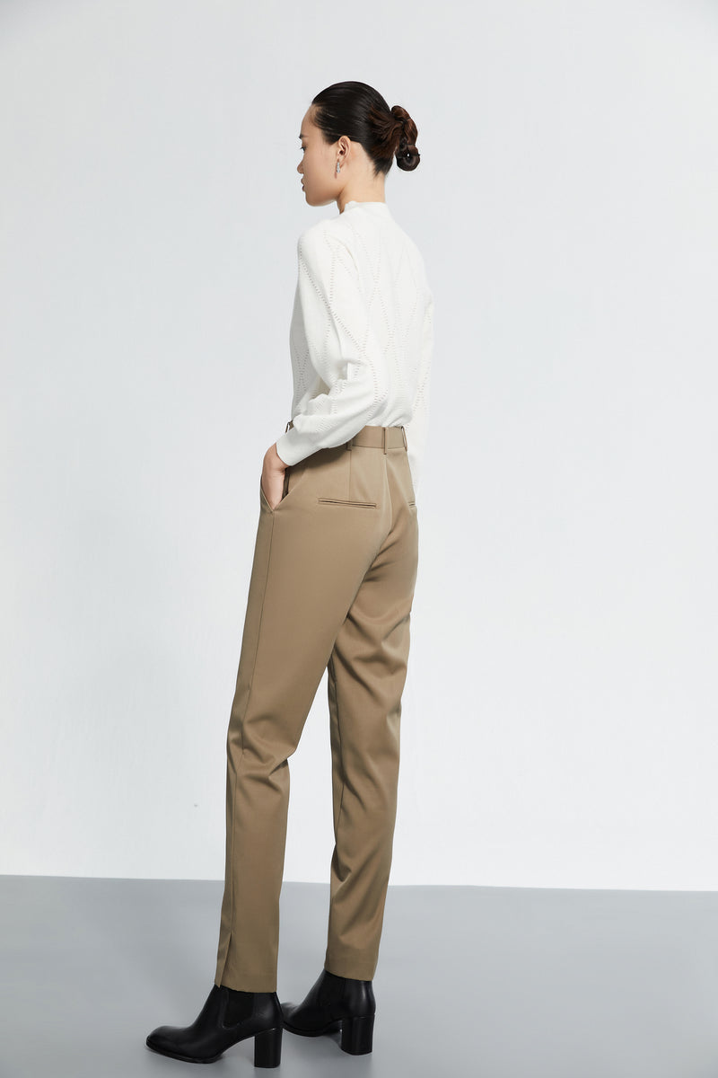 Lily - Pantalon - Camel Clair