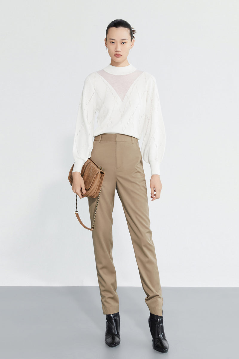 Lily - Pantalon - Camel Clair