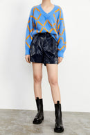 Lily - Courte - Bleu Marine