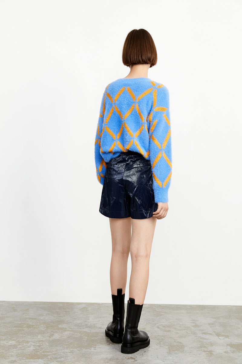 Lily - Courte - Bleu Marine