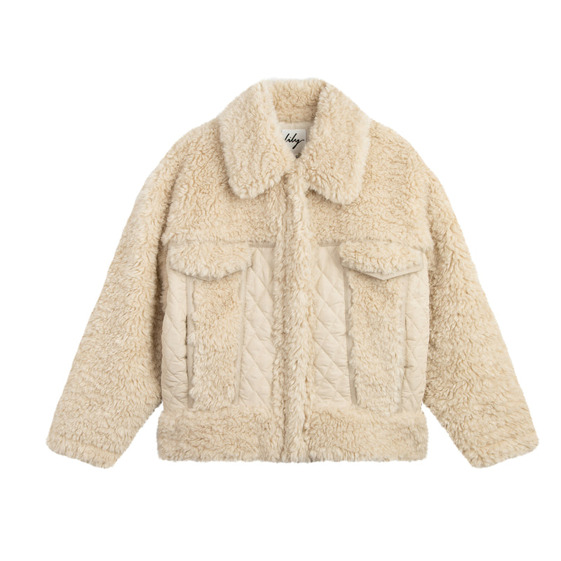 Lily - Manteau De Fourrure - Kaki