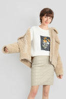 Lily - Manteau De Fourrure - Kaki