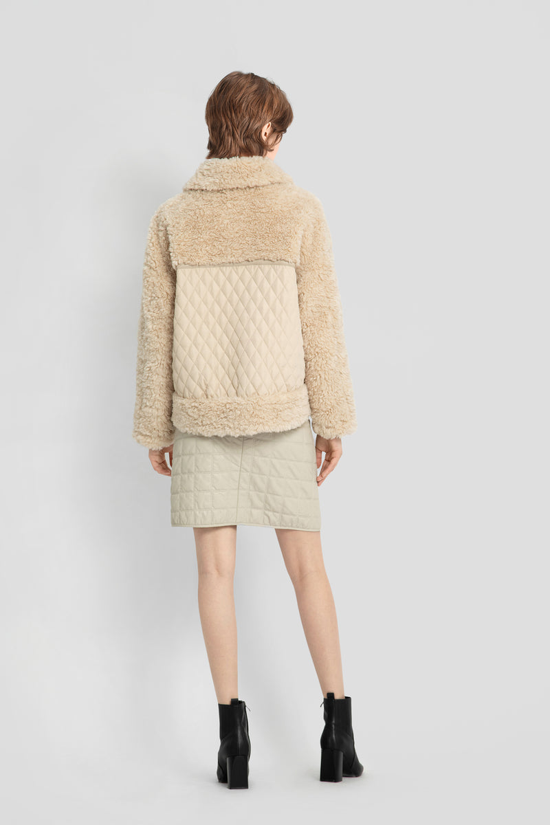 Lily - Manteau De Fourrure - Kaki