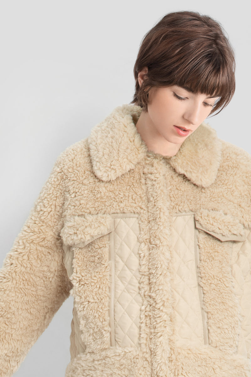 Lily - Manteau De Fourrure - Kaki