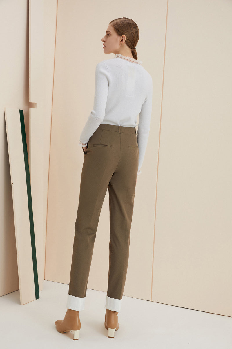 Lily - Pantalon - Vert Armée