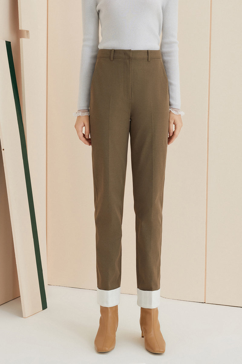 Lily - Pantalon - Vert Armée