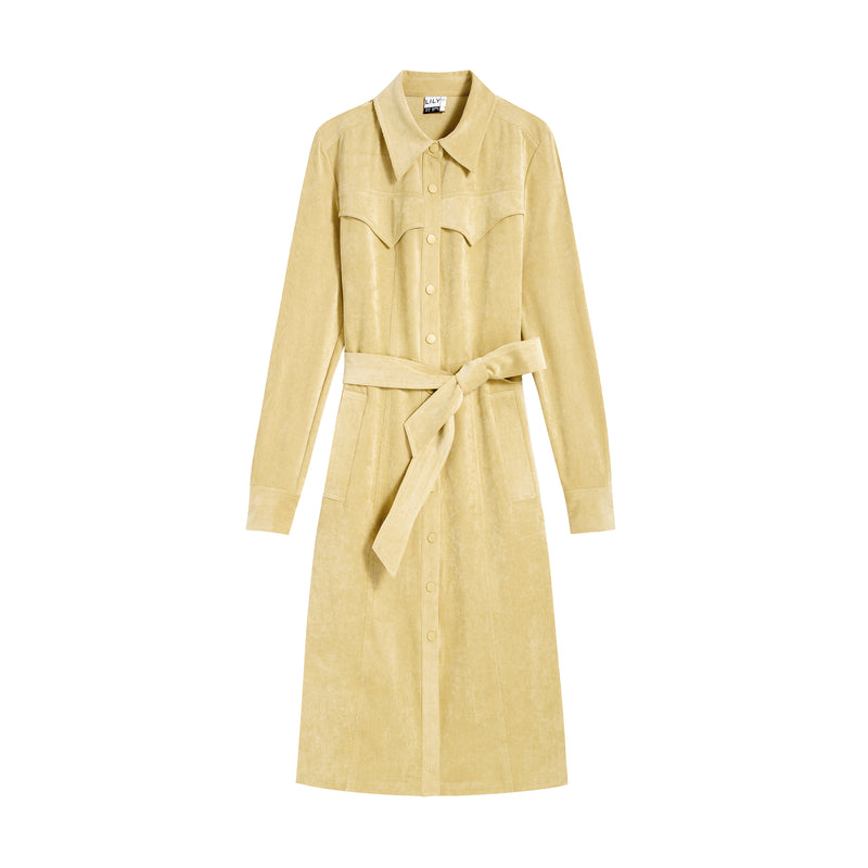 Lily - Robe - Jaune Pâle